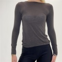maglia in viscosa e cashmere blend